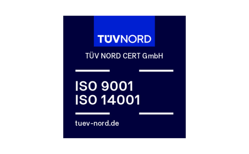 Símbolo de empresa certificada según la norma DIN EN ISO 9001