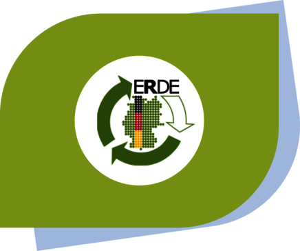  ERDE System Logo against green background