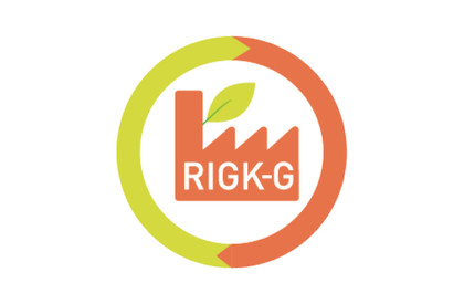 Representación gráfica de un bidón con contenido nocivo y el logo del Sistema G de RIGK 
